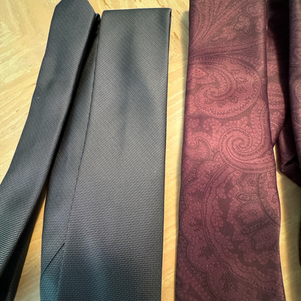 Bundle 3 Men’s Ties Van Heusen Society Threads NEW High End Better than … - Picture 8 of 9